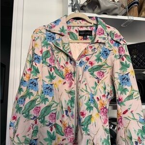 Colleen Lopez Floral  Jacket - Pink and Blue